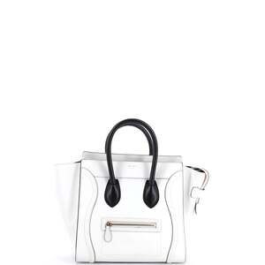 Celine Bicolor Luggage Bag Leather Mini #258083C64B